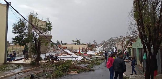 Inmet alerta para tempestades e chance de granizo em sete estados