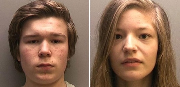 Jovens Kim Edwards e Lucas Markham confessaram assassinato na Inglaterra - Linconshire Police/Divulgação