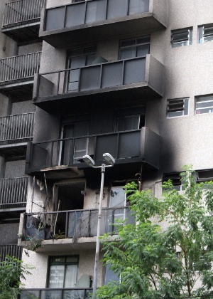 Incêndio destruiu apartamento no centro de SP - Willian Moreira/Futura Pres/Estadão Conteúdo