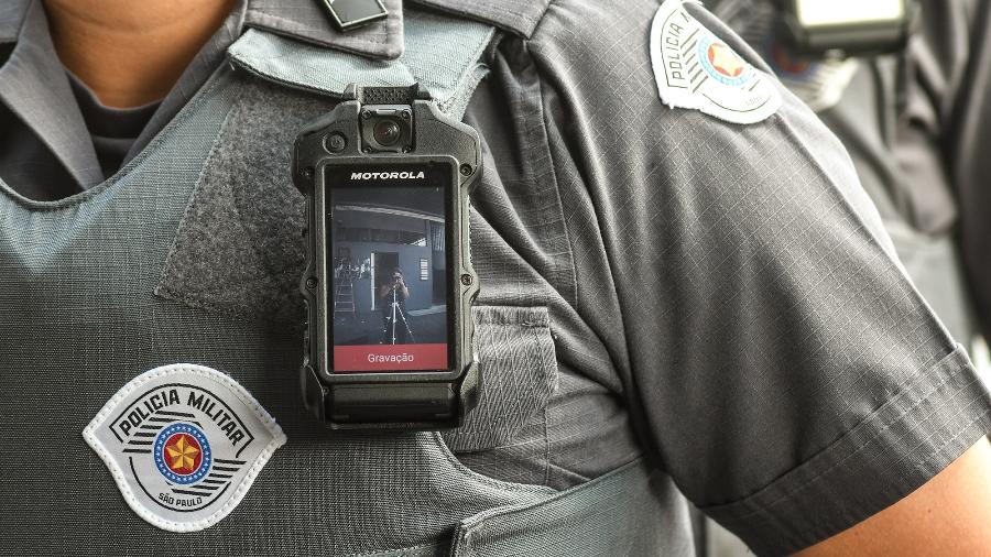 Câmeras serão implantadas nos uniformes dos policiais militares de São Paulo - Karime Xavier/Folhapress