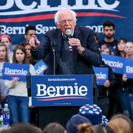 Sanders conseguiu apertada vitória na primária democrata de New Hampshire - Getty Images