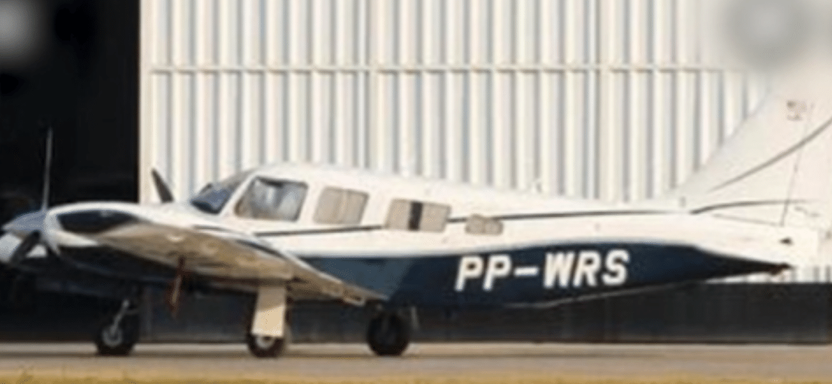 Avião de prefixo PP-WRS perdeu contato por volta das 21h de quarta (24), no mar entre Ubatuba e Paraty  - Reprodução/Facebook