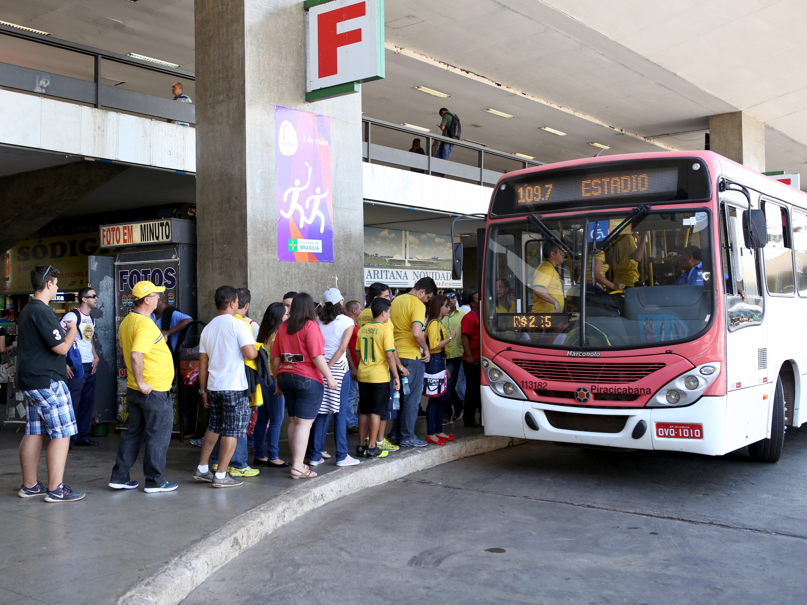 Transporte público será reforçado para jogos de futebol no DF