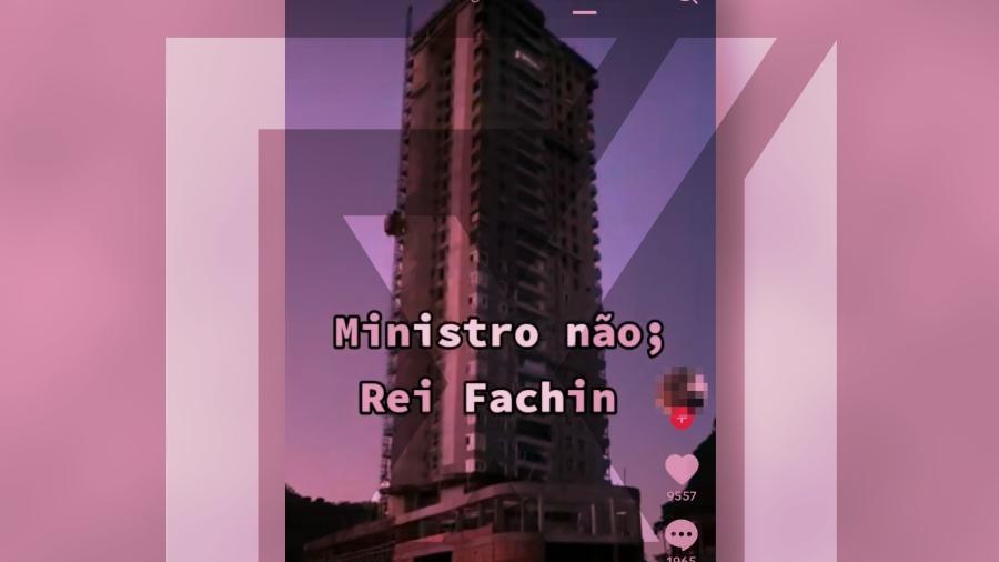 16.jun.2023 - Prédio pertence à construtora Santer Empreendimentos, que não tem relação com o ministro - Projeto Comprova