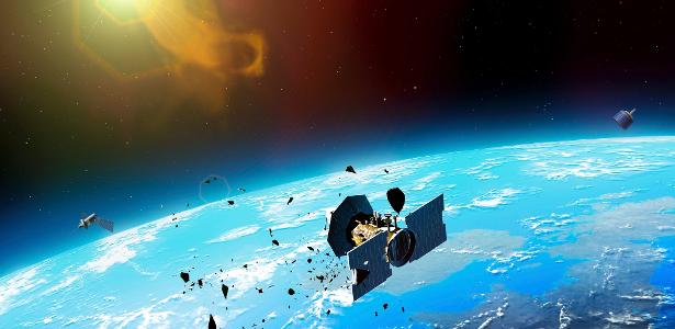 Ele tem 22 anos e uma missão: varrer o lixo espacial da órbita da Terra