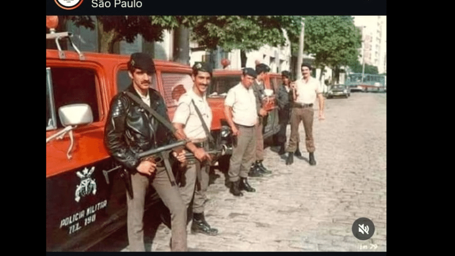 Publicação da subprefeitura da Lapa, em São Paulo, elogiando atuação da PM na ditadura Publicação da subprefeitura da Lapa, em São Paulo, elogiando atuação da PM na ditadura