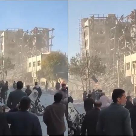 3.mar.2026 - Ataque atinge Assembleia de Especialistas, na cidade de Qom, no Irã