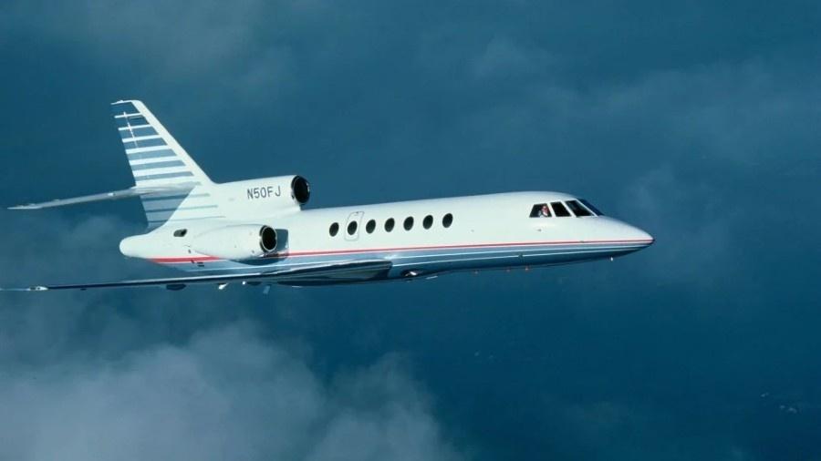Aeronave modelo Dassault Falcon 50 era utilizada pelos pilotos do PCC