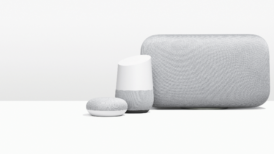 Google Home, alto-fatante inteligente que usa o Google Assistente  - Divulgação