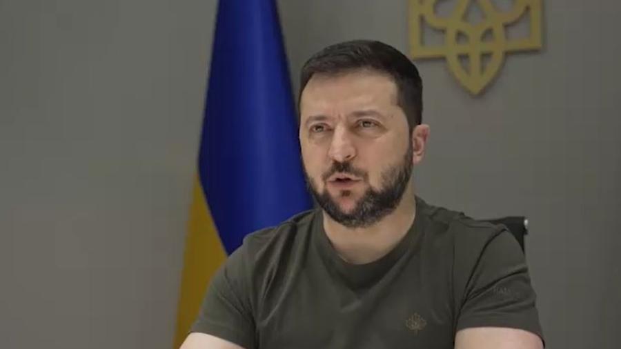 Zelensky reconheceu que as negociações com Moscou "se complicam a cada dia" porque "muitas pessoas fugiram de suas casas ou foram assassinadas" - Presidência da Ucrânia
