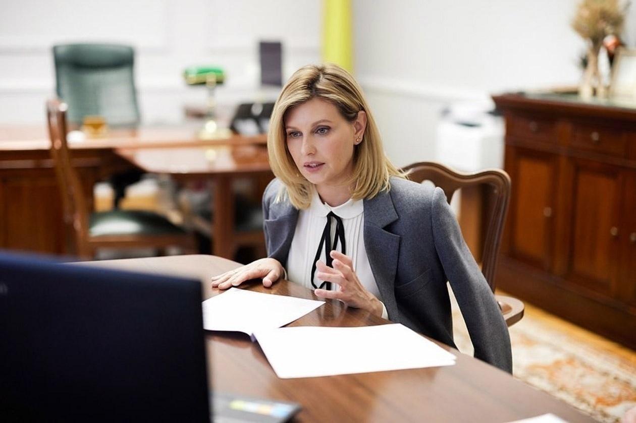 07.Jun.2022 - Olena Zelenska is named by her husband as "Target 2" of the Russian government. - reproduction