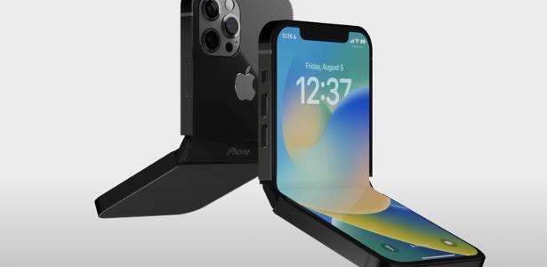 Chinês sai na frente da Apple e cria modelo de iPhone dobrável