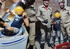 Criança é resgatada após ficar presa em máquina de lavar em GO - Divulgação