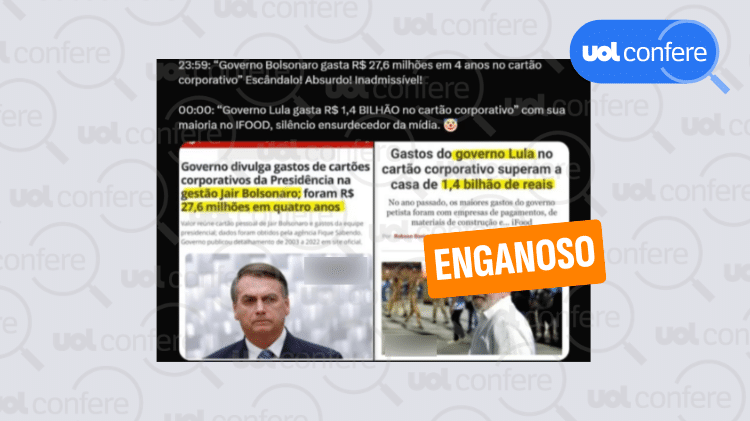 Comparação é enganosa