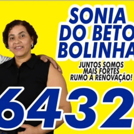 Sônia do Beto Bolinha, candidata a vereadora derrotada em Queimados (RJ) - Reprodução/Facebook