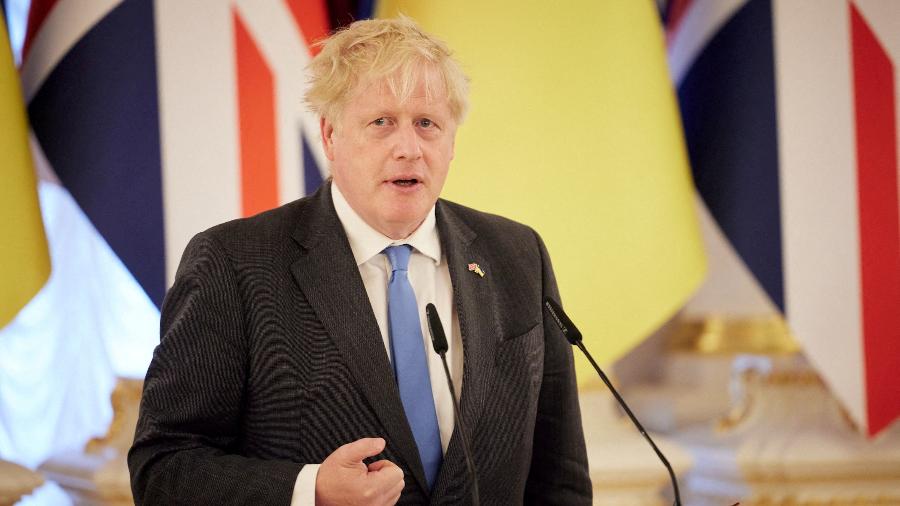 Boris Johnson, primeir-ministro do Reino Unido - Ukrainian Presidential Press Service/via REUTERS