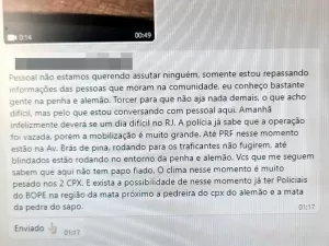 Operação policial no Rio vazou, e moradores foram alertados por WhatsApp 