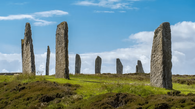 As Ilhas Orkney são ricas em sítios neolíticos, como o Ring of Brodgar