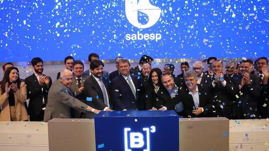 Privatização da Companhia de Saneamento Básico do Estado de São Paulo (Sabesp) na B3 em 23 de julho de 2024