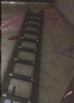 Criança foi levada a hospital, mas não resistiu após acidente com escada em Goiás - Reprodução/WhatsApp
