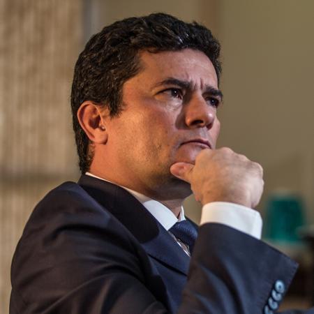 Sergio Moro concede entrevista em Brasília em março de 2020 - Andre Coelho/Getty Images