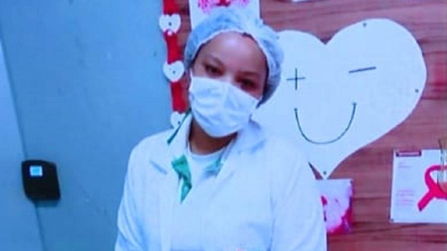 A técnica de enfermagem Jéssica dos Santos Souza, 25, que morreu após ser baleada - Reprodução/Redes Sociais