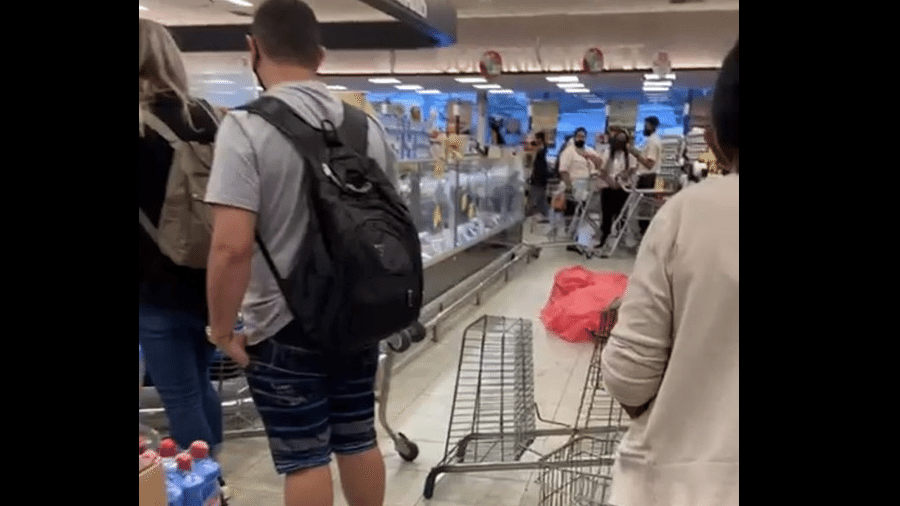 Uma cliente passou mal e morreu dentro de um supermercado da rede Supermarket, em São Conrado, no Rio de Janeiro - Reprodução/Redes sociais
