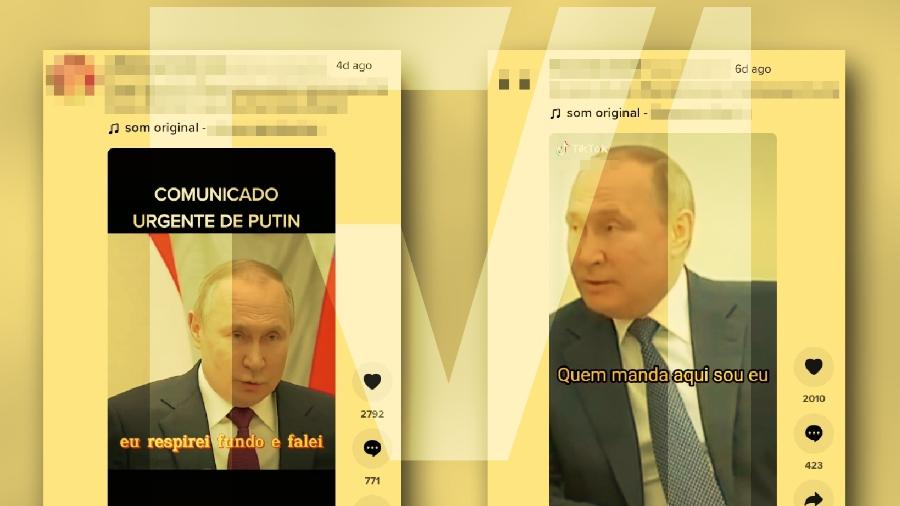 4.mar.2022 - Vídeos com ataques de Putin a Bolsonaro são humorísticos - Projeto Comprova