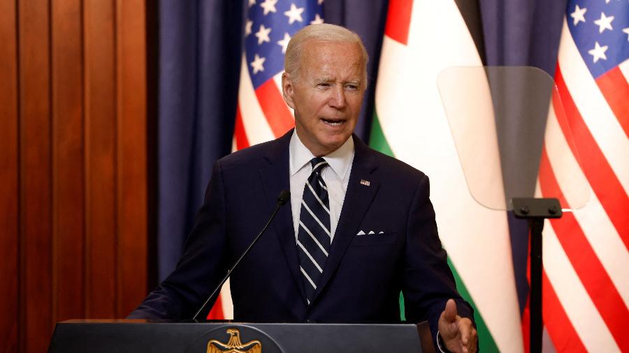 Presidente dos EUA, Joe Biden - REUTERS/Mohamad Torokman
