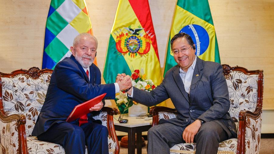 09.07.24 - O presidente Lula (PT) encontra com o presidente boliviano Luis Arce em Santa Cruz de la Sierra