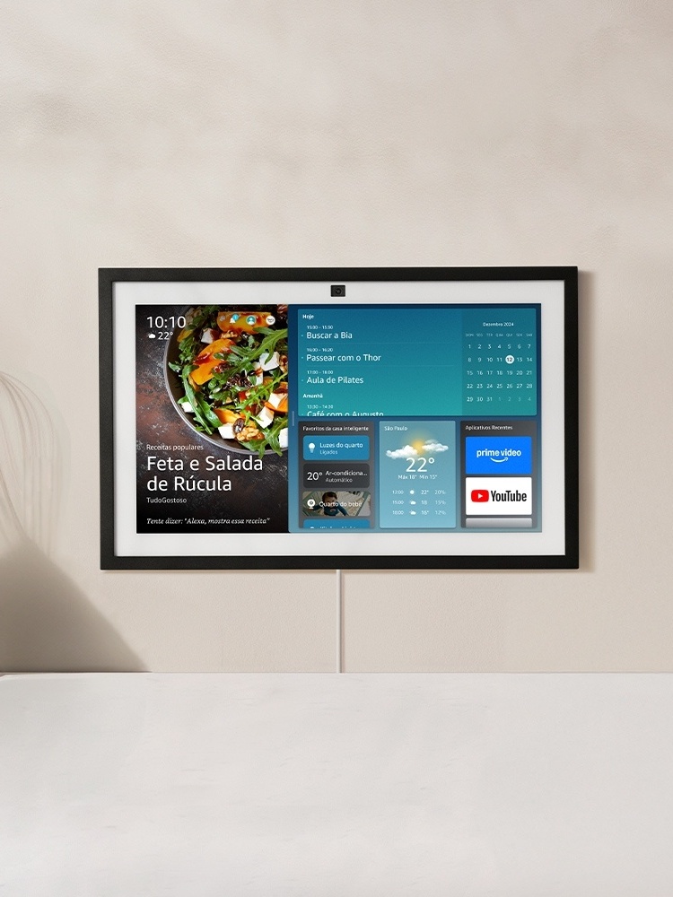 Echo Show 15: Amazon lança nova geração da Alexa com tela de TV