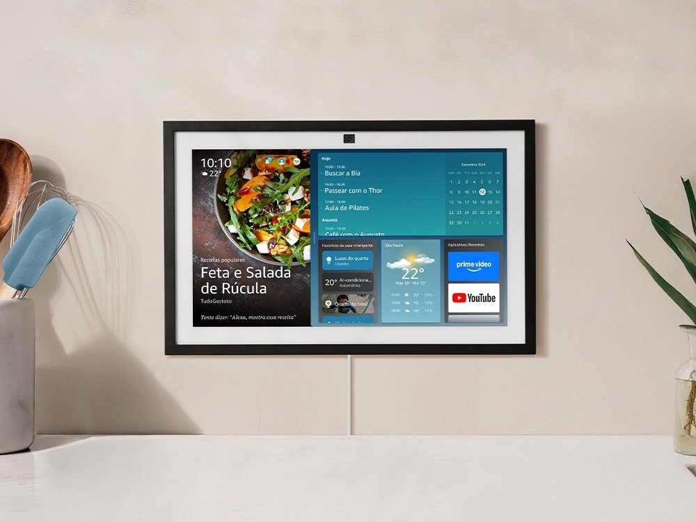 Echo Show 15: Amazon lança nova geração da Alexa com tela de TV