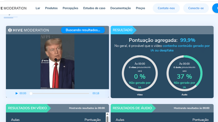 Vídeo de Trump foi manipulado por inteligência artificial