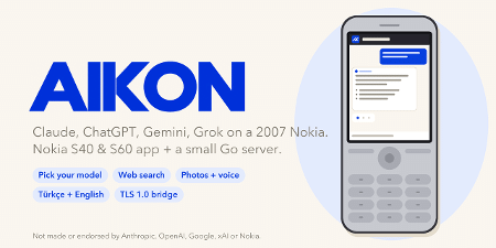 Aikon: Aplicativo leva ChatGPT e Gemini ao velho Nokia 6300 de quase 20 anos Aikon: Aplicativo leva ChatGPT e Gemini ao velho Nokia 6300 de quase 20 anos