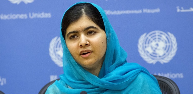 Vencedora do Prêmio Nobel da Paz, a adolescente paquistanesa Malala Yousafzai é um completo contraste da mãe, analfabeta e criada para ser invisível - Darren Ornitz/Reuters