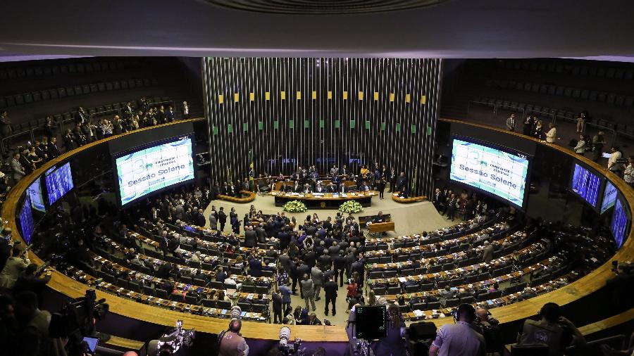 6.nov.2018 - Plenário do Congresso Nacional - Sergio Lima/AFP