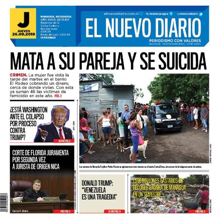 Jornal da Nicarágua fecha atingido por embargo de papel e tinta - Reprodução/elnuevodiario.com.ni