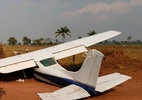 Avião faz pouso forçado em RO com mais de 400 kg de cocaína a bordo - Divulgação/PF-RO