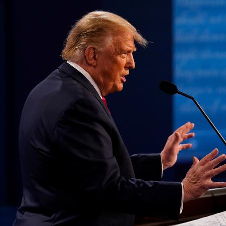 Donald Trump participa de debate em Nashville, no Tennessee - Pool / Getty Images / AFP