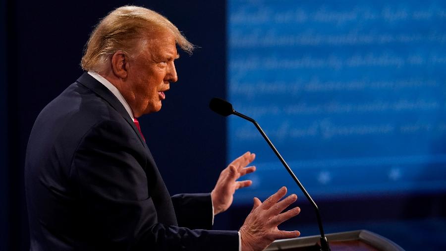 Donald Trump participa de debate em Nashville, no Tennessee - Pool / Getty Images / AFP