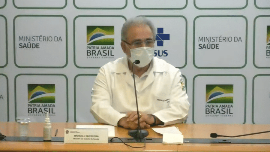 Marcelo Queiroga disse que Saúde prepara protocolo sobre medicamentos contra a covid - Reprodução/YouTube