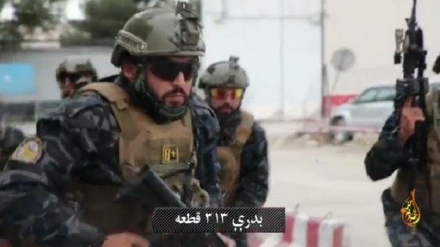 Militares da "Badri 313", unidade integrada das forças especiais e de elite do Talibã, em Cabul, no Afeganistão - Reprodução/Twitter