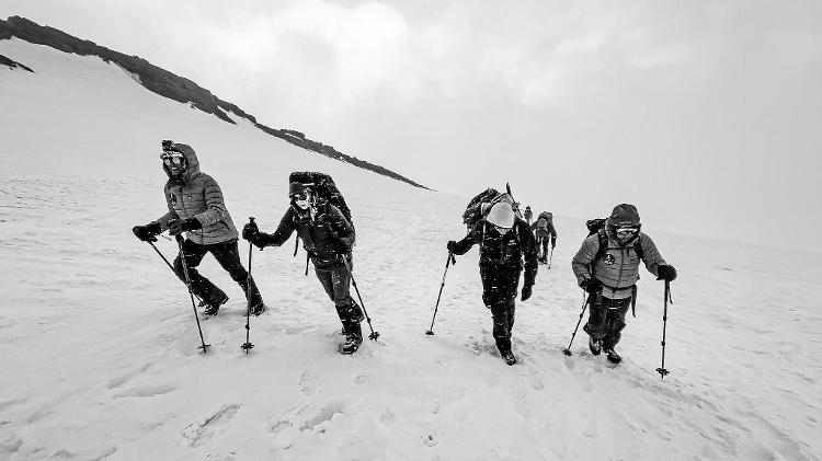 Jared Isaacman invited the three mission participants to climb a mountain - Inspiration4/John Kraus - Inspiration4/John Kraus