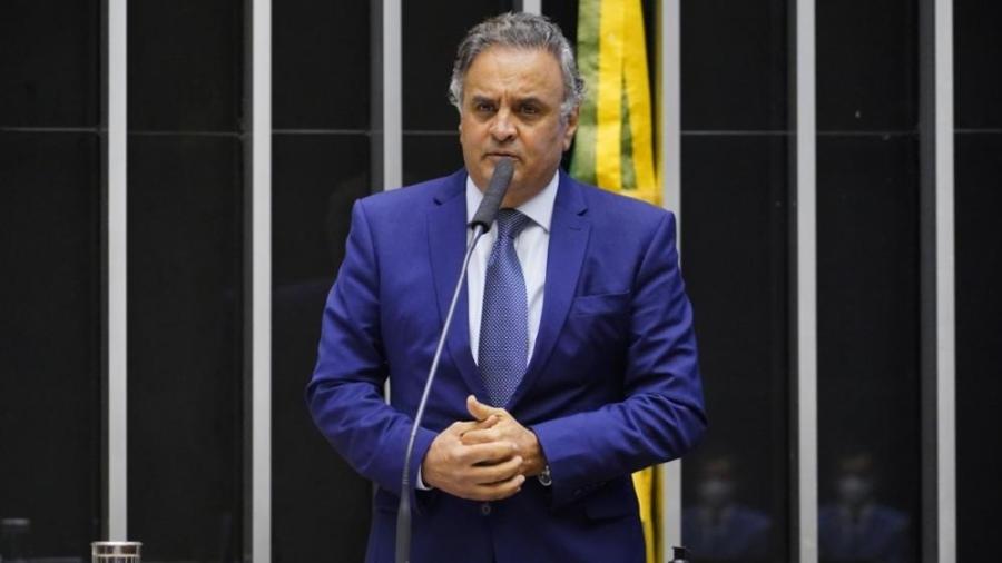 Aécio Neves é um dos principais articuladores da candidatura do governador do RS, Eduardo Leite - Pablo Valadares/Câmara dos Deputados