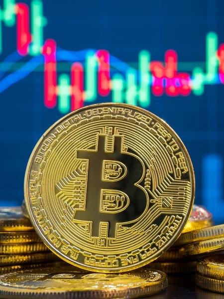 O bitcoin iniciou 2022 acima de US$ 47 mil e agora está na casa dos US$ 37 mil - Getty Images