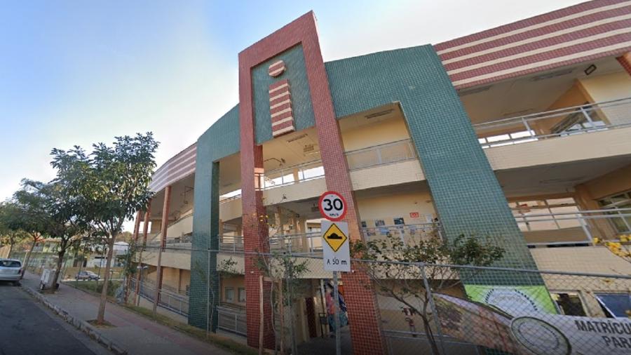 Fachada da Escola Municipal Jardim Vitória, onde alunas denunciaram importunação sexual de monitor de dança - Reprodução/Google Street View