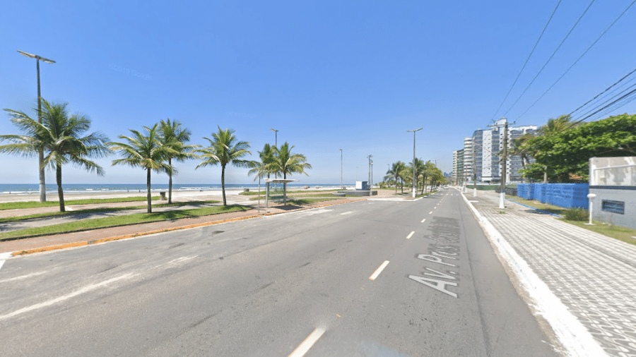 Homem foi preso em Praia Grande (SP) ao tentar sequestrar menino de 12 anos - Reprodução/GoogleStreetView