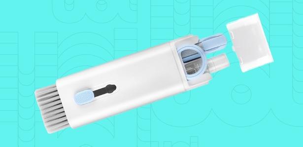'Simples e eficaz': este kit promete limpar laptop, teclado, fone e celular