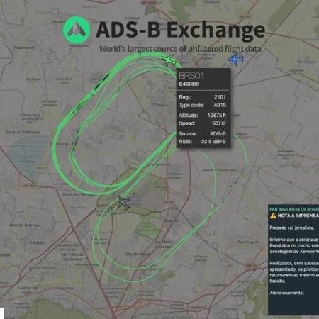 Avião de Lula fez voos em círculos por mais de 4h antes de retornar ao aeroporto do México