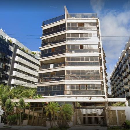 Edifício no barri da Jatiúca, em Maceió, onde Collor tem uma cobertura